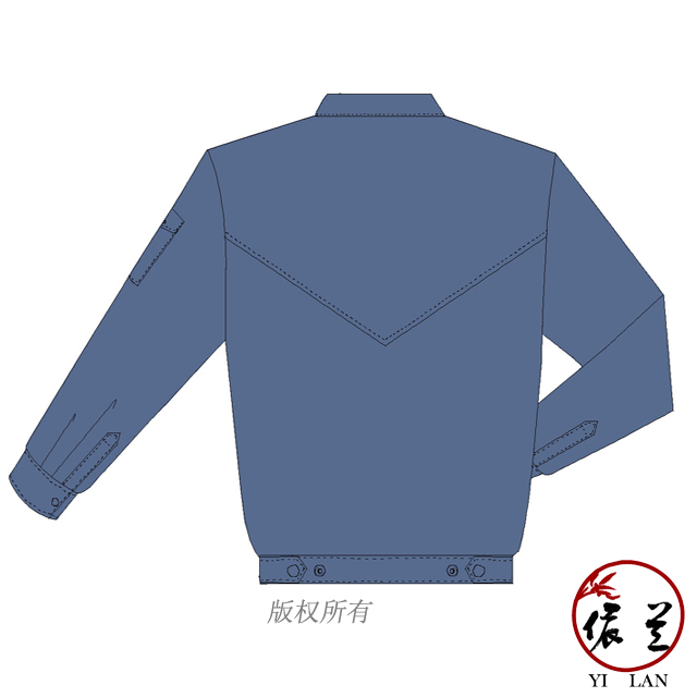 夏季耐磨長(zhǎng)袖工作服定做