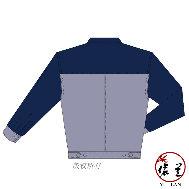 全工藝滌棉內(nèi)包邊工作服定制